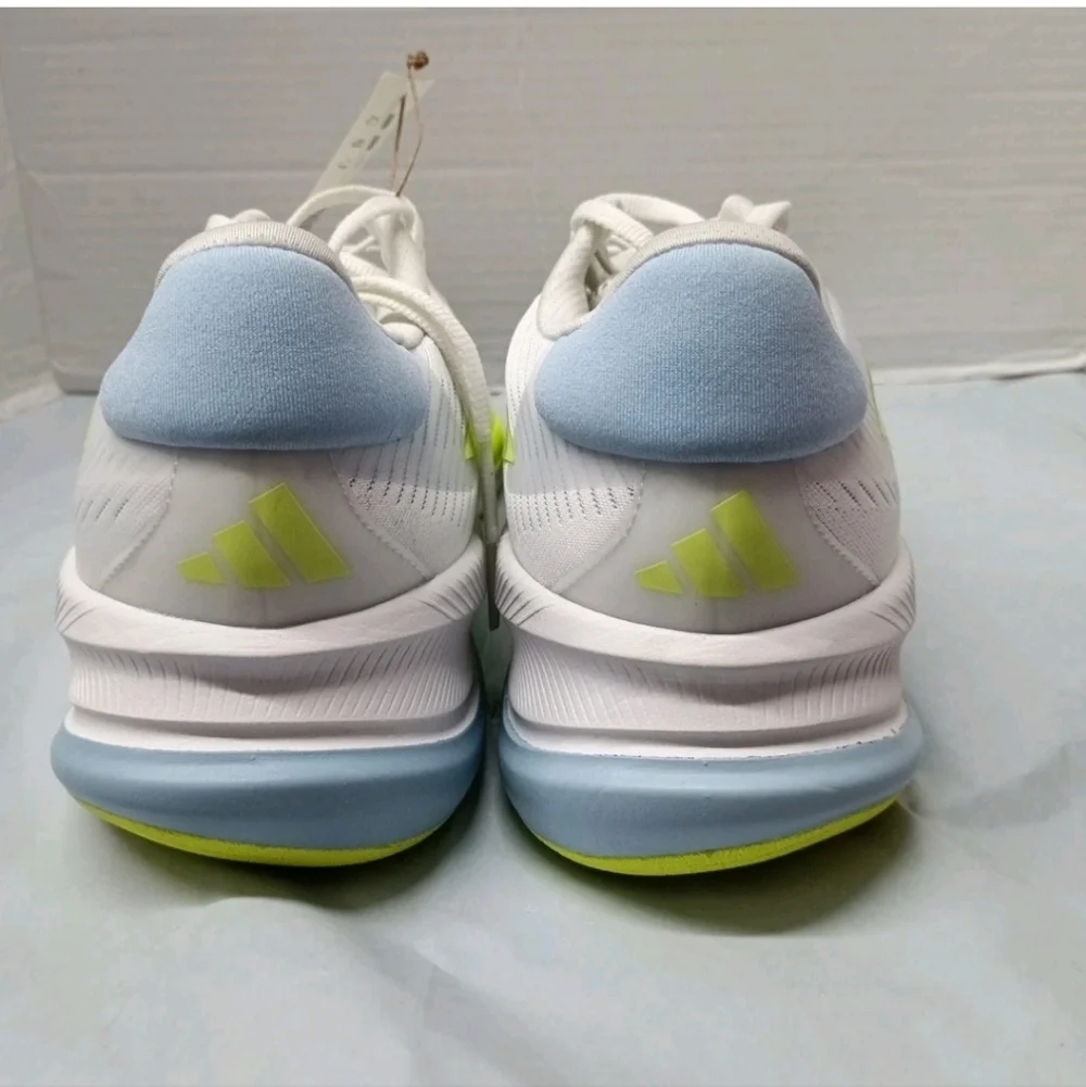 Adidas Supernova Ease White Yellow Running Shoes Men's Size 13 IH0795 NEW